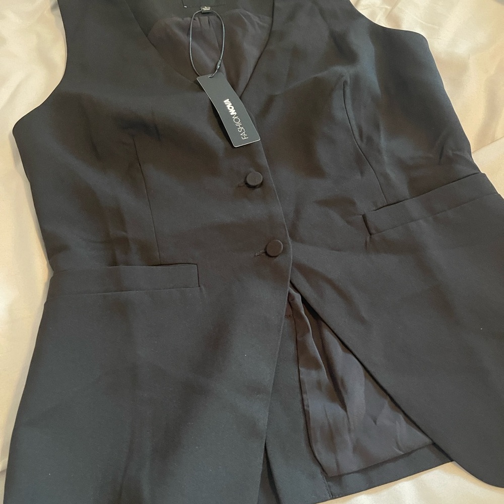 Fashion Nova Black Vest